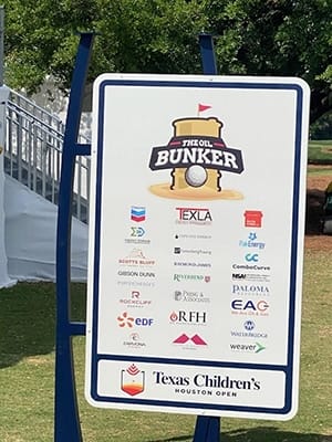 A list of sponsors for the 2024 Houston Open including EAG